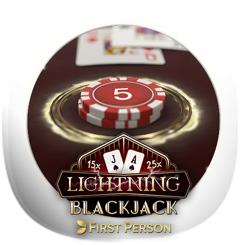 First Person Lightning Blackjack