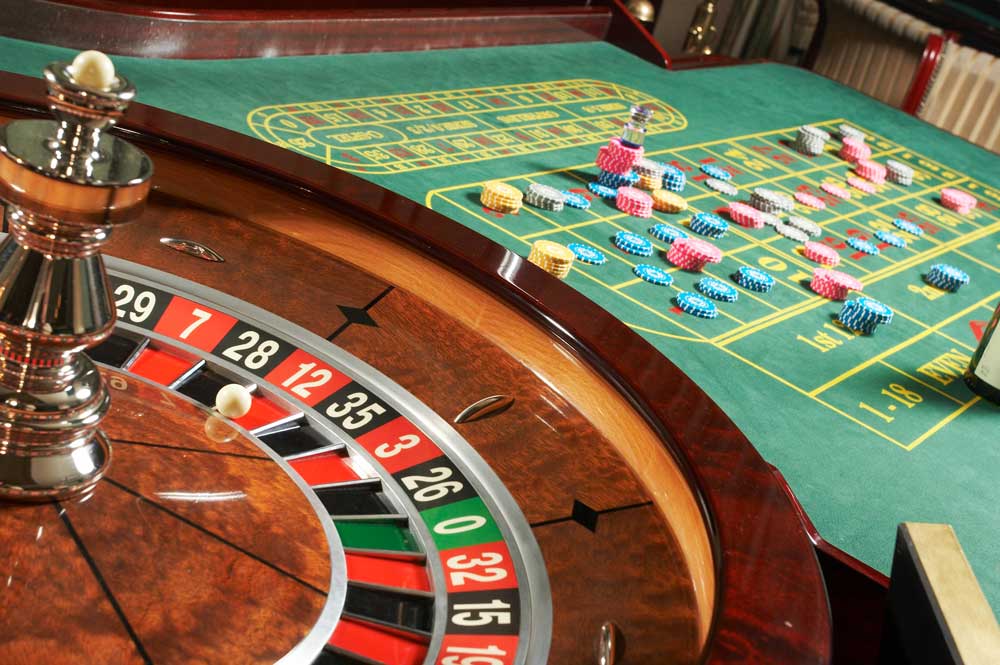 Roulette table chips